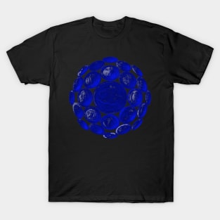 Blue USA Twenty Dollars Coin - Surrounded by other Coins on a Ball T-Shirt